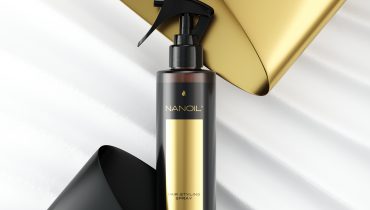 Nanoil hair styling spray