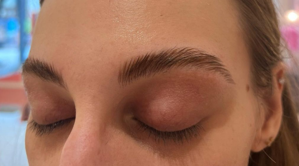 effects after brow lamination